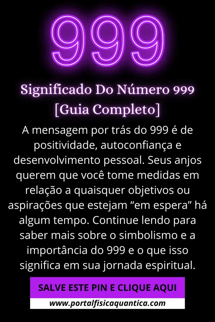 Significado Do Número 999