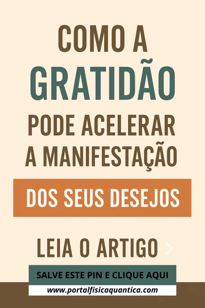Gratidão E Lei Da Atração